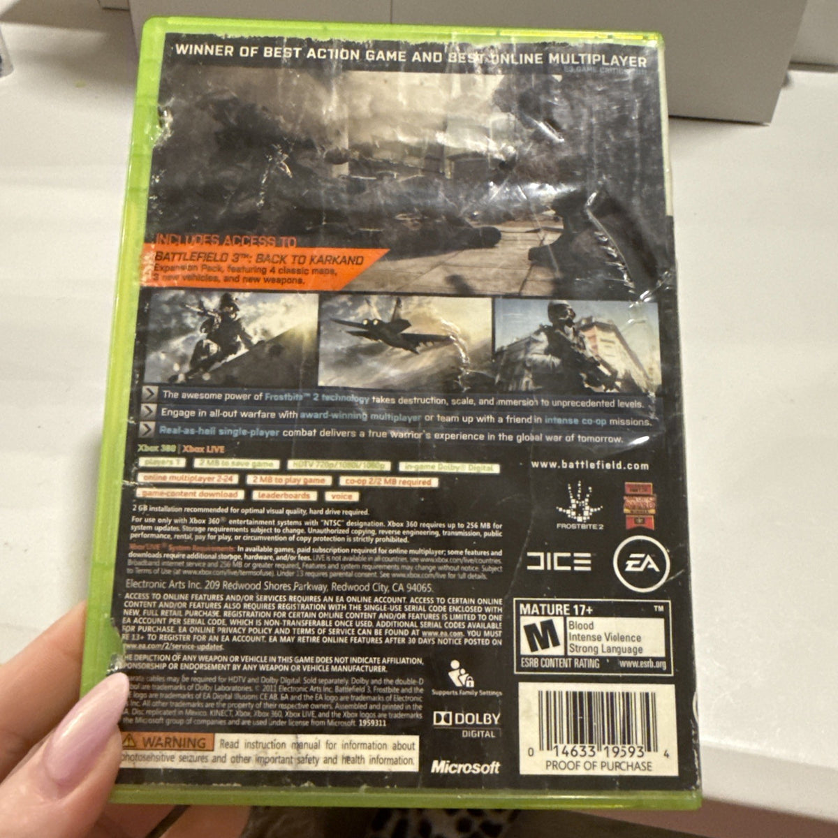 battlefield 3 limited edition xbox 360 
