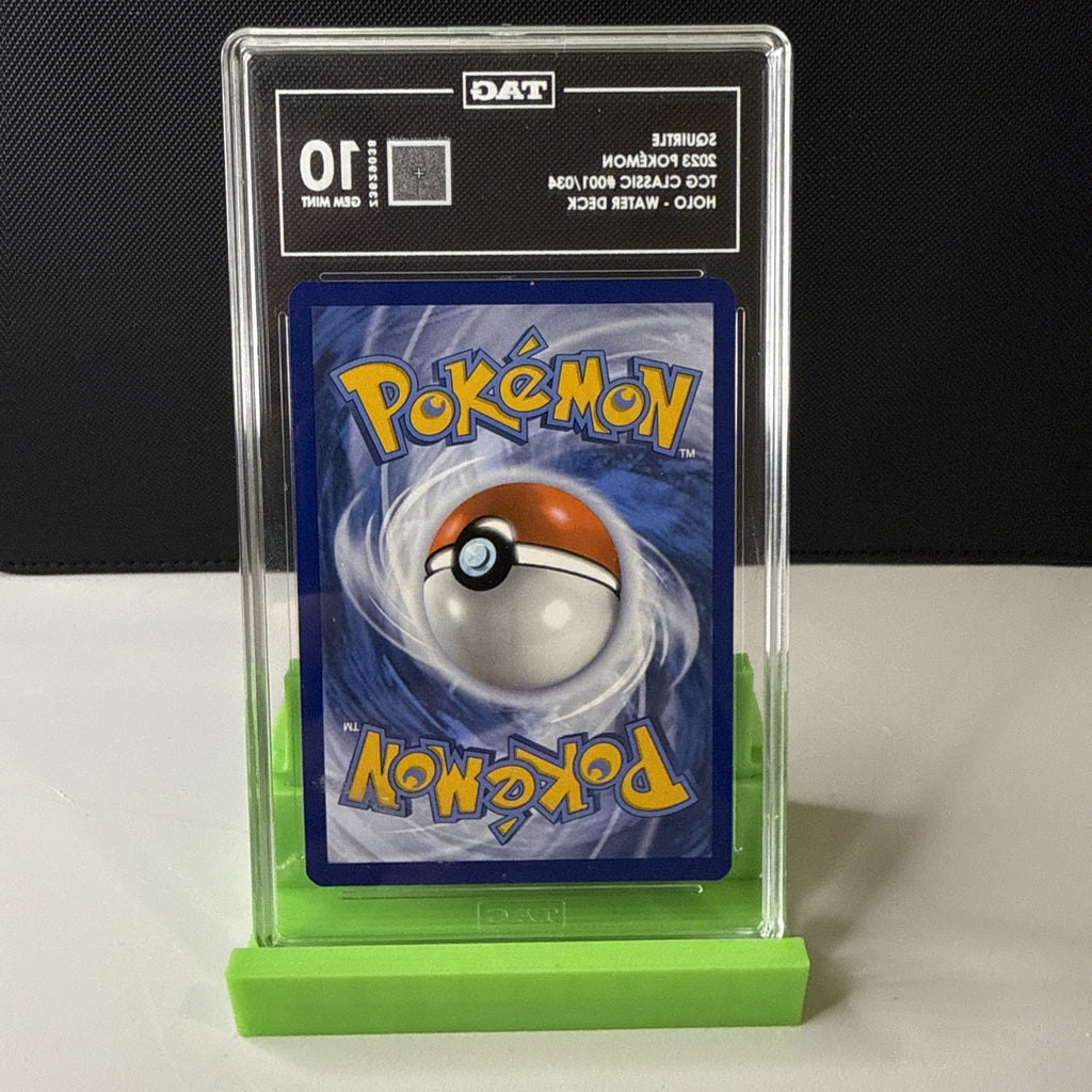 2023 POKEMON CLB-CLASSIC BLASTOISE & SUICUNE EX DECK #001 SQUIRTLE TAG 10