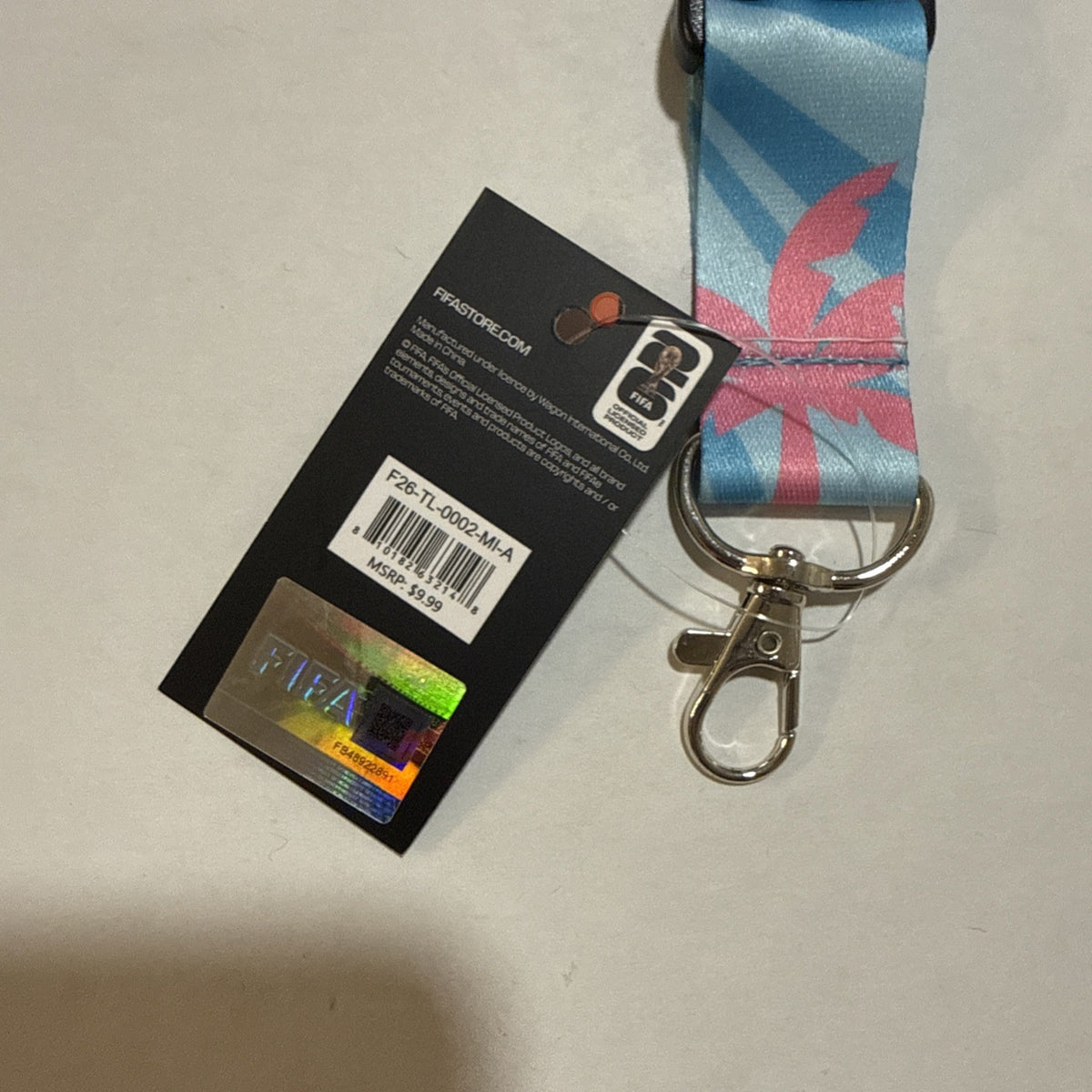 FIFA WORLD CUP 2026 OFFICIAL MIAMI HOST CITY 20" LANYARD W/ CLIP