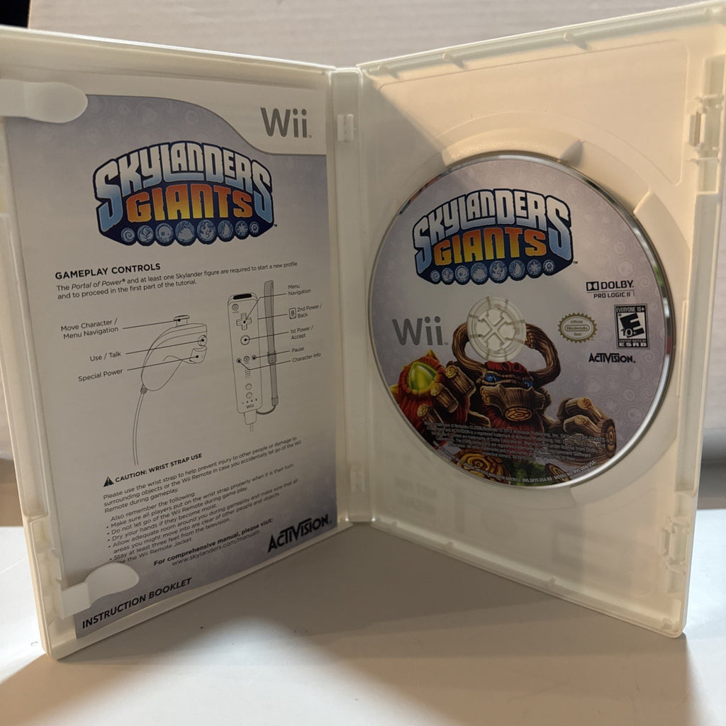 Skylander's Giants Game Nintendo Wii