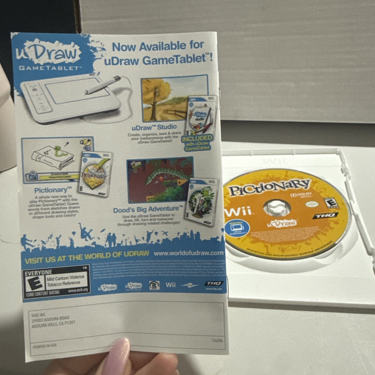 Pictionary (Nintendo Wii, 2010) CIB