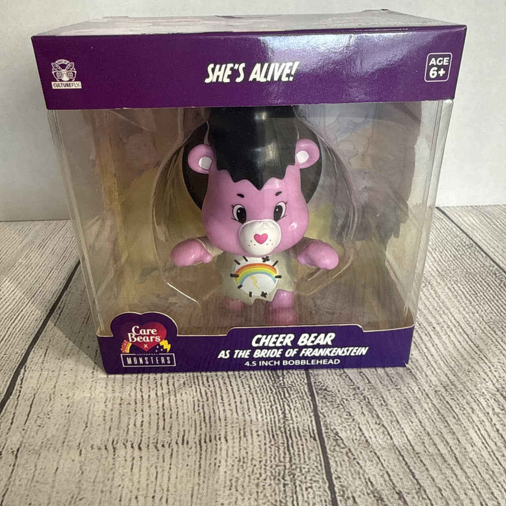Care Bears X Universal Monsters Cheer Bear As The Bride Of Frankenstein,  NEW 
