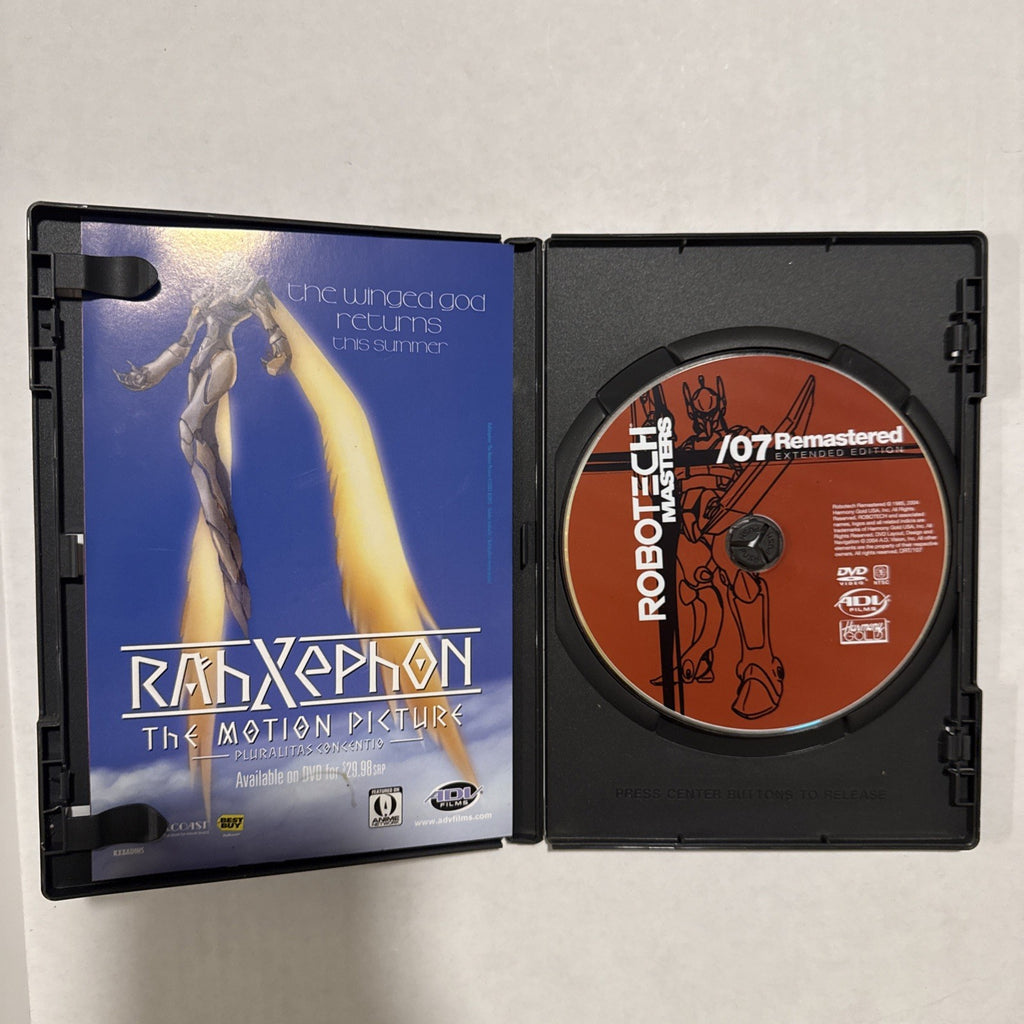 Robotech Remastered Extended Editions,The Masters,Anime 07 DVD