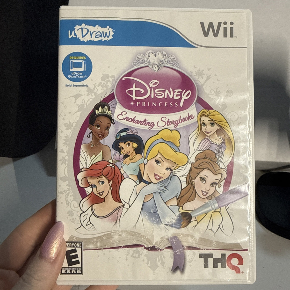 Disney Princess: Enchanting Storybooks uDraw (Nintendo Wii) CIB COMPLETE