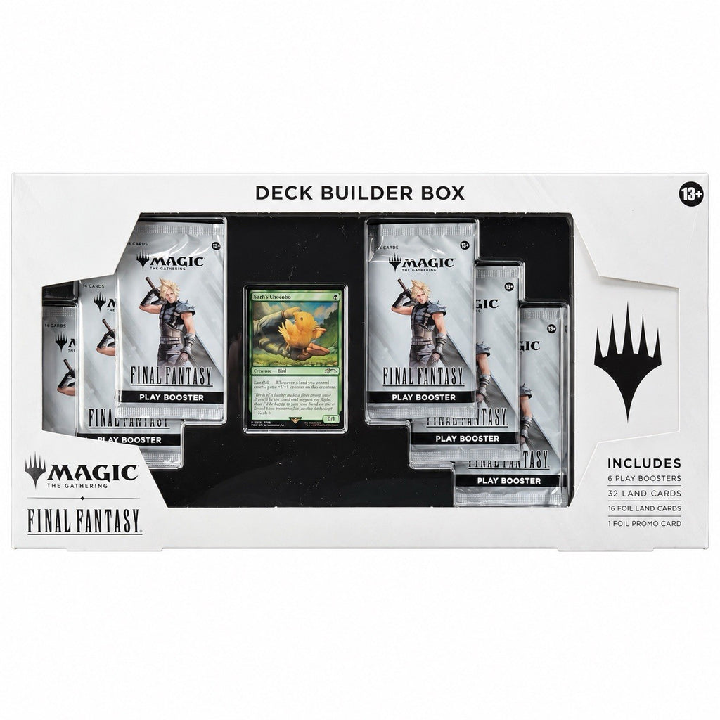 Magic: The Gathering Final Fantasy Deck Builder Box Kit 6 Play Boosters 48 Cards