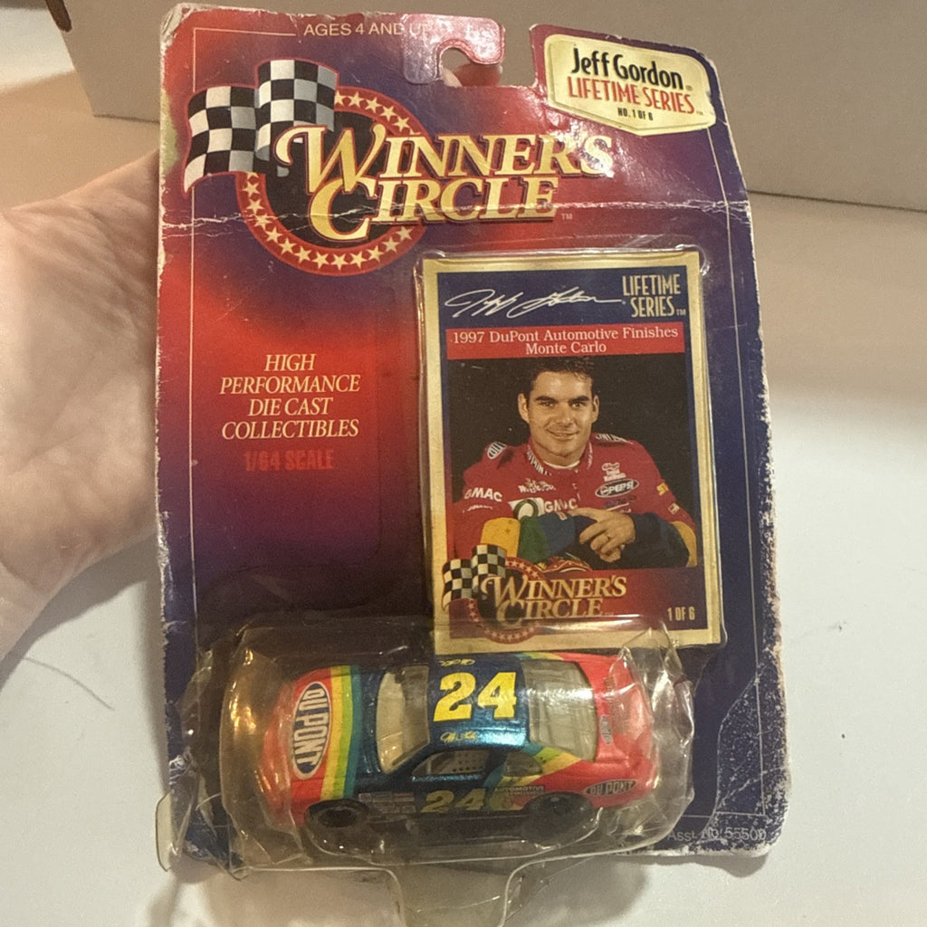 NASCAR Toy Car Collectable WINNERS CIRCLE (Kenner) Jeff Gordon Lifetime Series