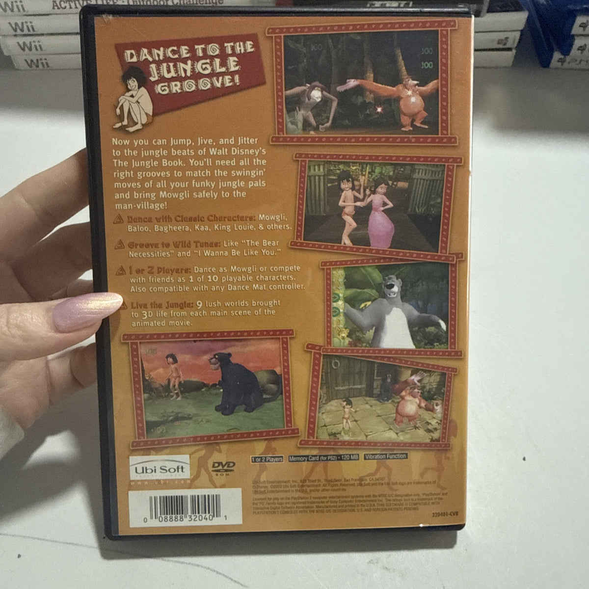 The Jungle Book: Rhythm n' Groove (PS2, 2002) CIB Black Label Reg Card Disney