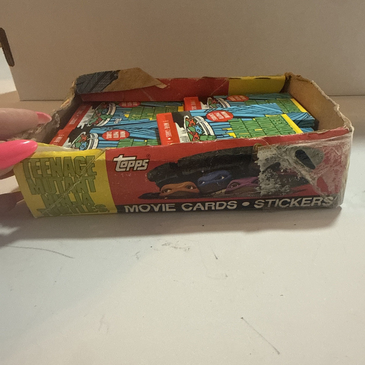 1990 TOPPS TEENAGE MUTANT NINJA TURTLES MOVIE WAX SEALED PACKS CARDS