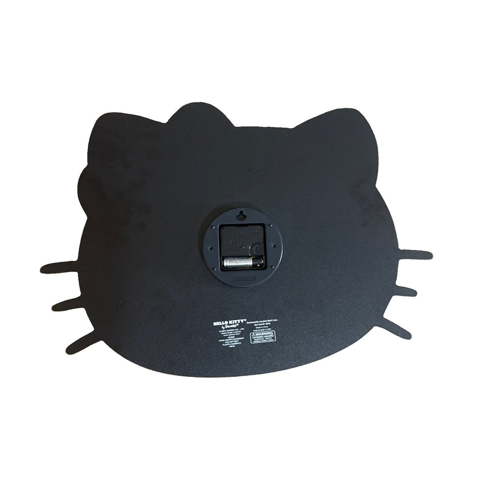 Hello Kitty Face Red 19x14" Analog Wall Clock Battery Operated 2024 Sanrio