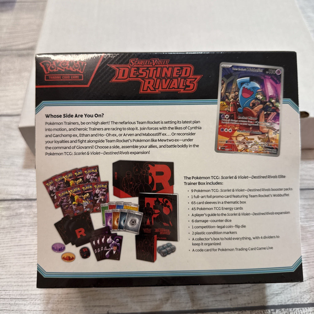 Pokémon TCG Scarlet & Violet Destined Rivals ETB Sealed Elite Trainer Box