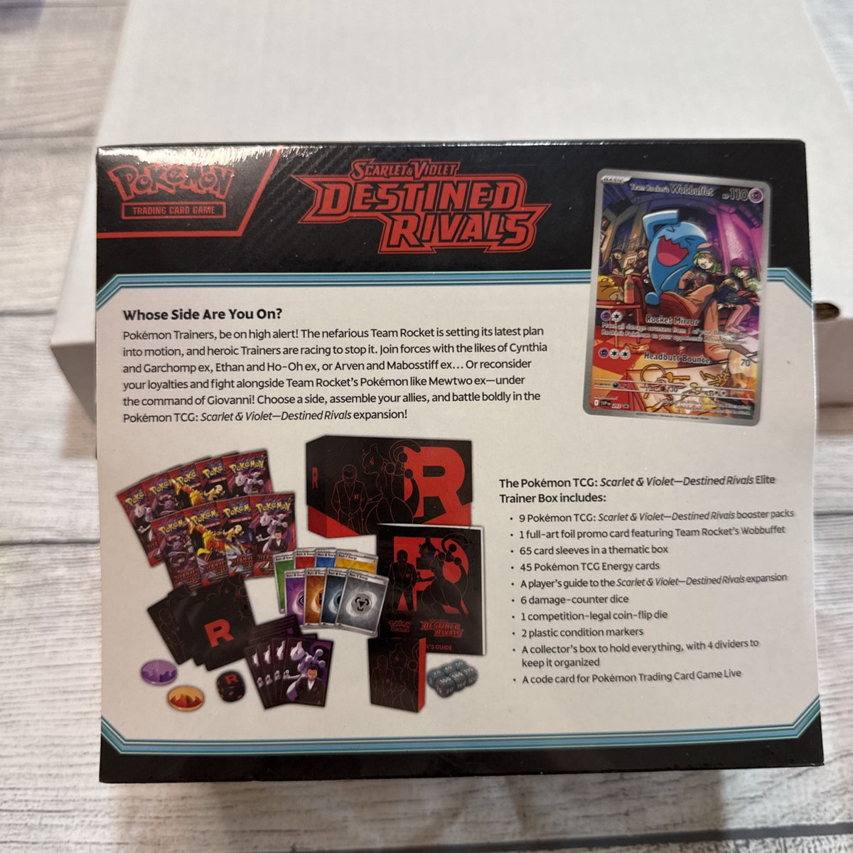Pokémon TCG Scarlet & Violet Destined Rivals ETB Sealed Elite Trainer Box