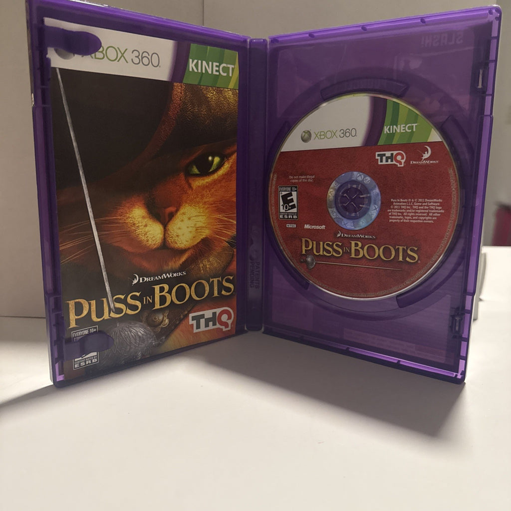 Puss in Boots Microsoft Xbox 360 2011 for Kinect CIB