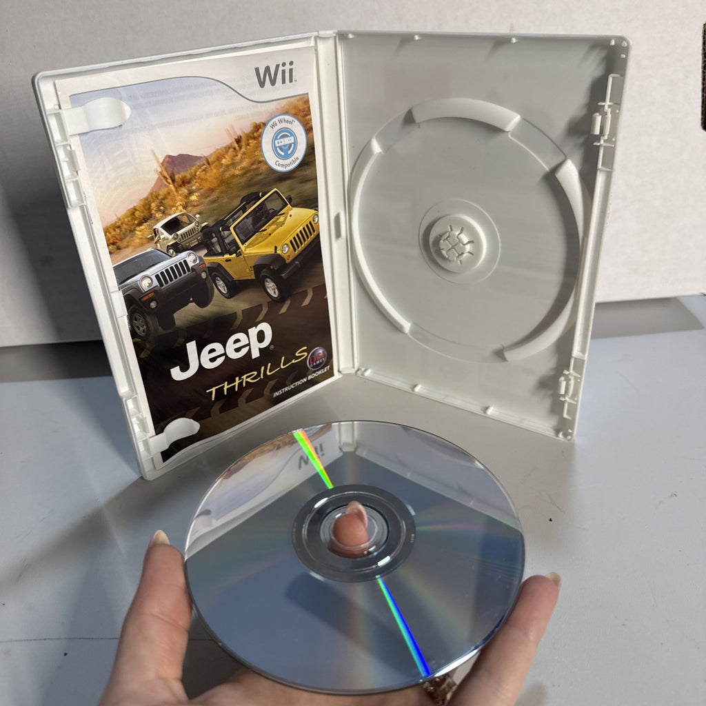 Jeep Thrills (Nintendo Wii, 2008) Original Package And Manual (D) CIB