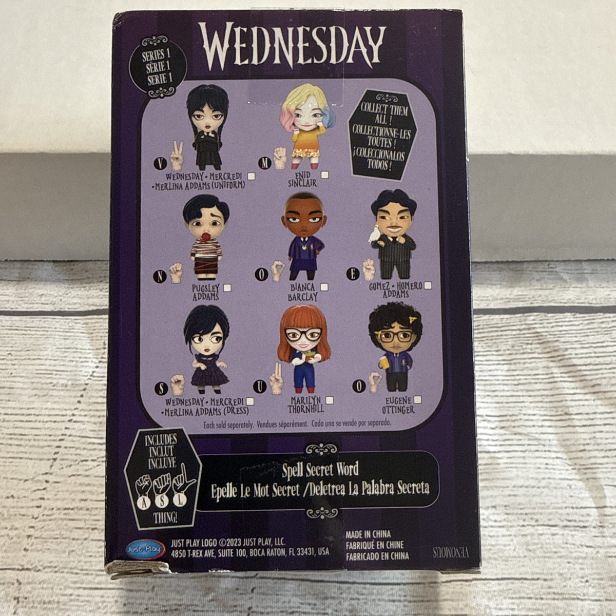 Addams Family Wednesday MARILYN THORNHILL 2.5" Mini FIgure & Thing ASL New