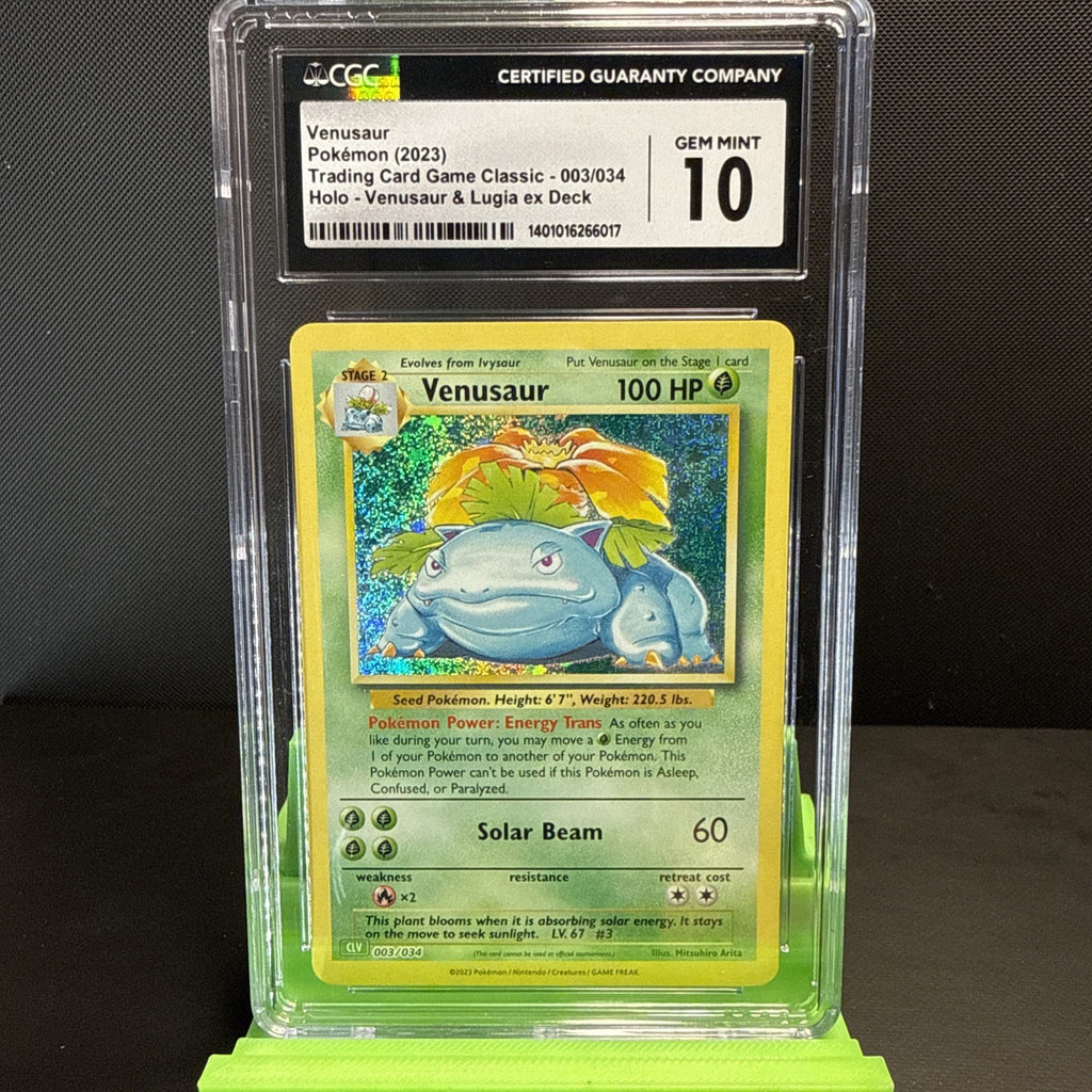 Pokémon Venusaur 2023 Trading Card Game Classic 003/034 CGC Gem Mint 10 Holo