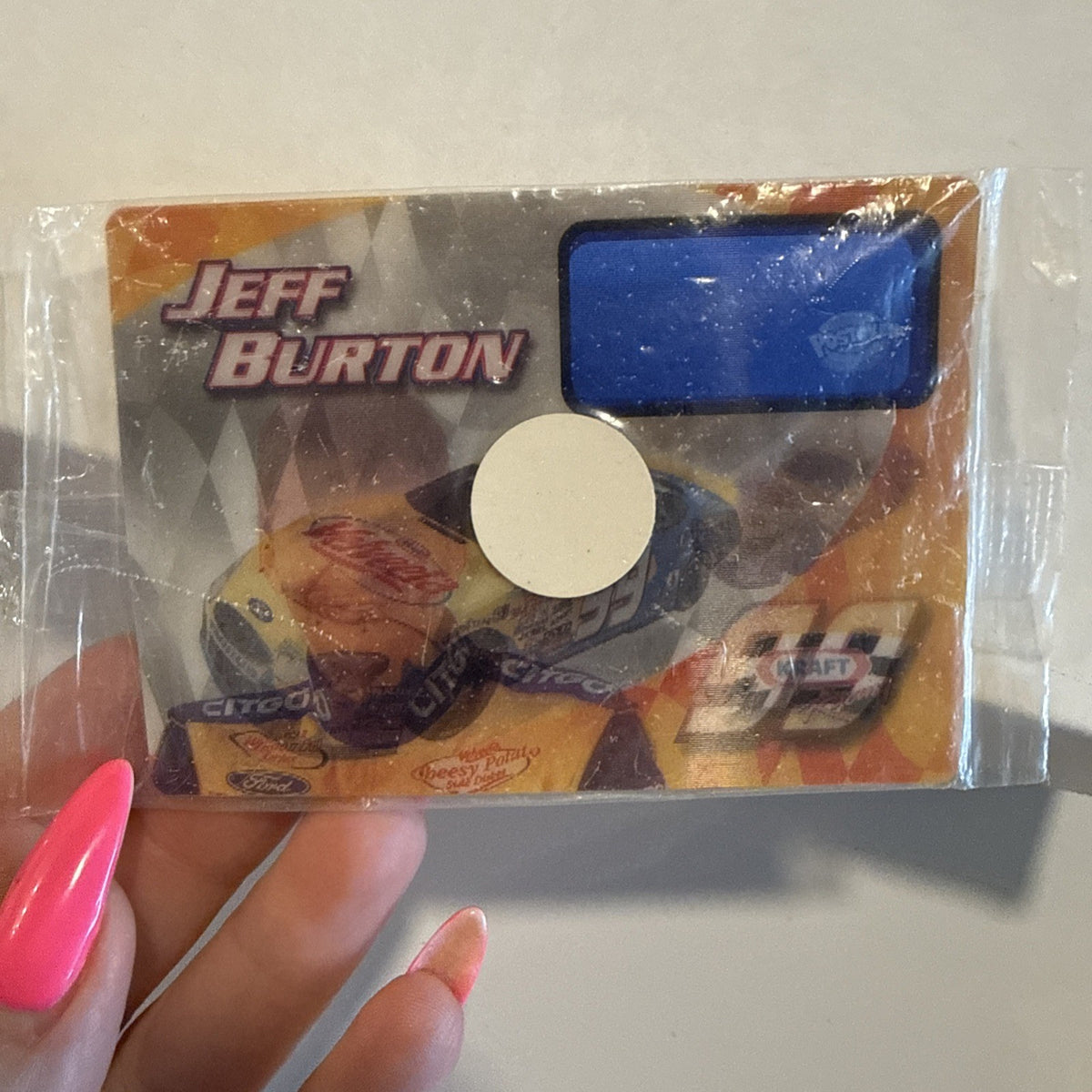 2003 KRAFT Racing Card POST Hologram NASCAR Jeff Burton