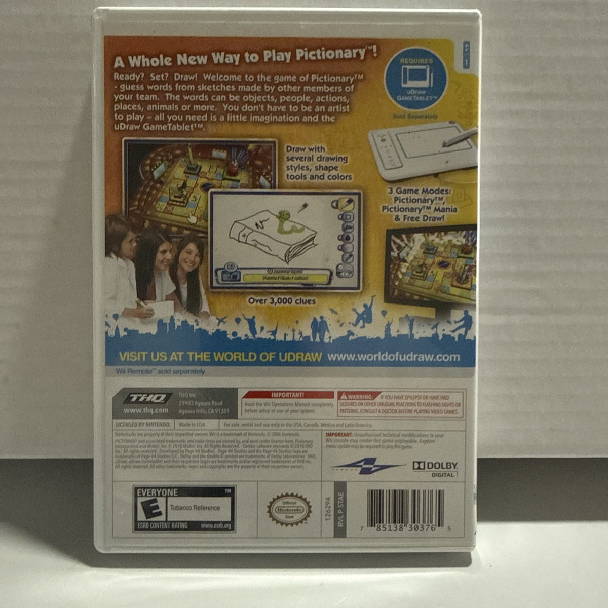 Pictionary (Nintendo Wii, 2010) CIB