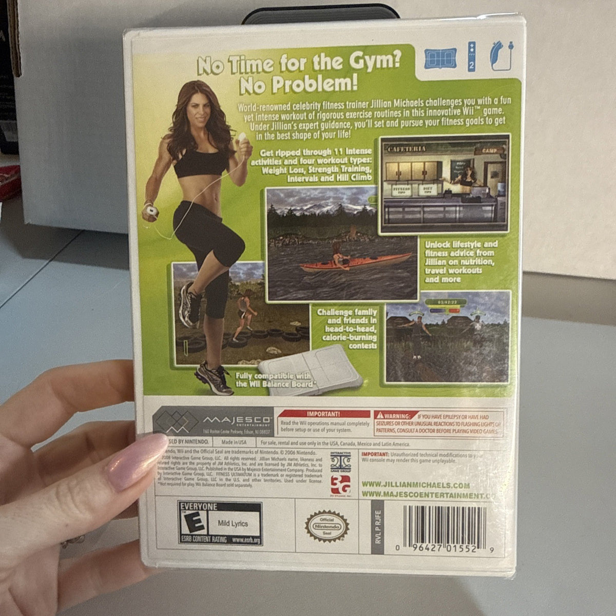 Jillian Michaels Fitness Ultimatum 2009 Nintendo Wii NEW SEALED