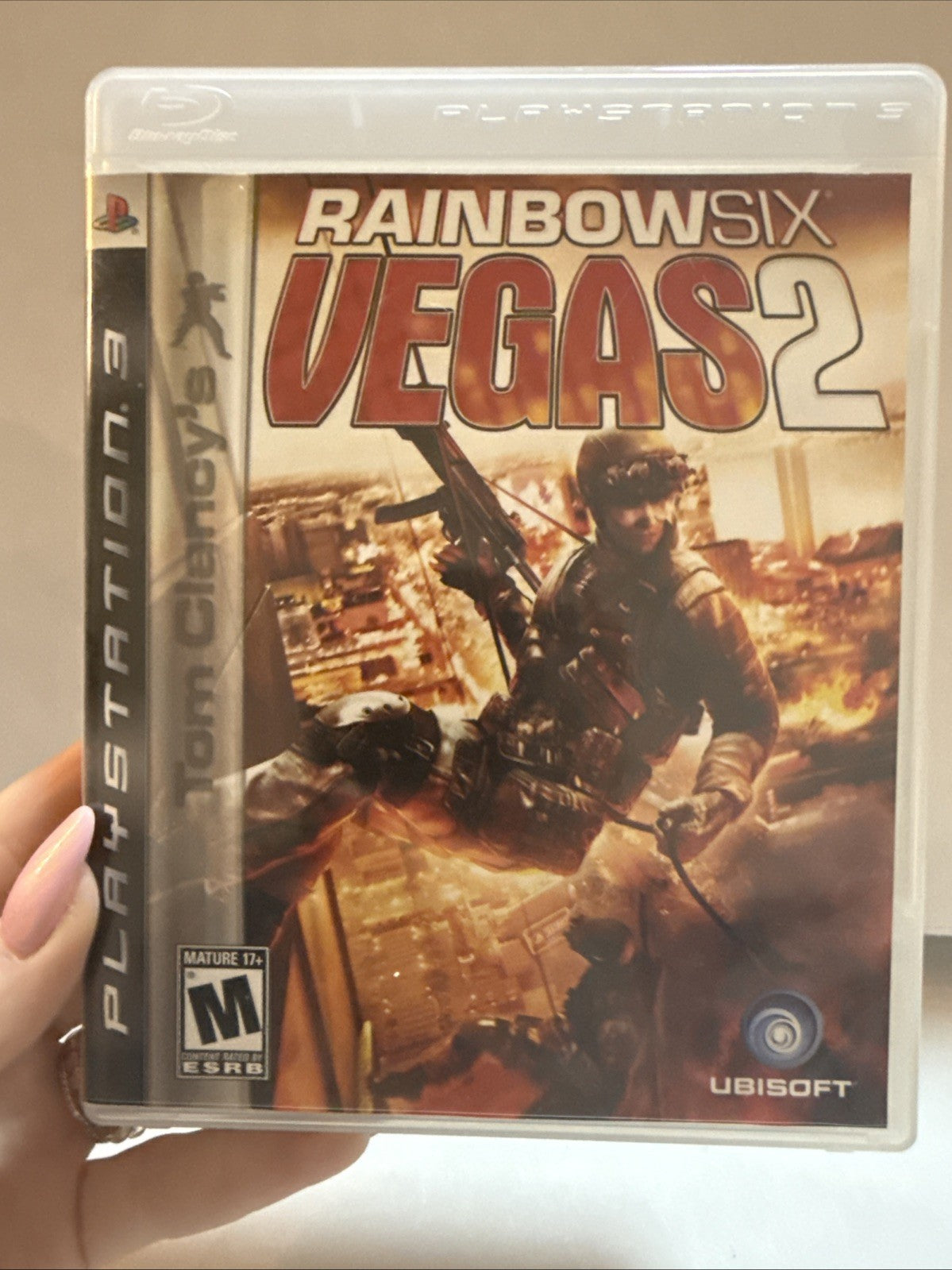 Tom Clancy's Rainbow Six Vegas 2 (PlayStation 3, PS3, 2008) Case & Manual Only