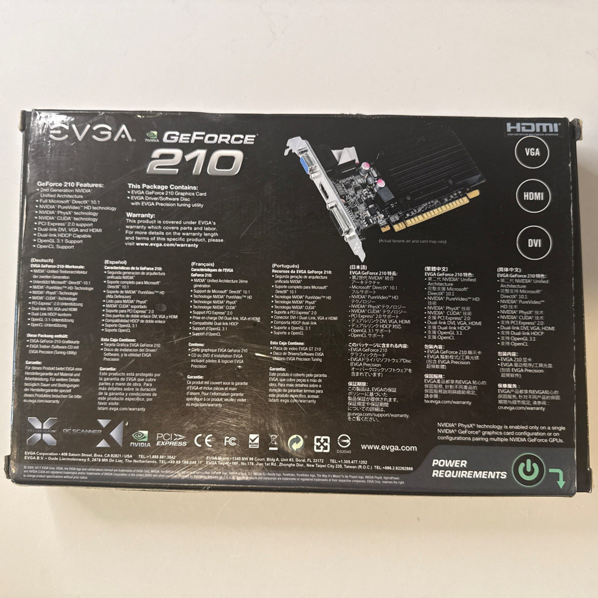 NVIDIA GeForce 210 1GB GDDR3 Graphics Card