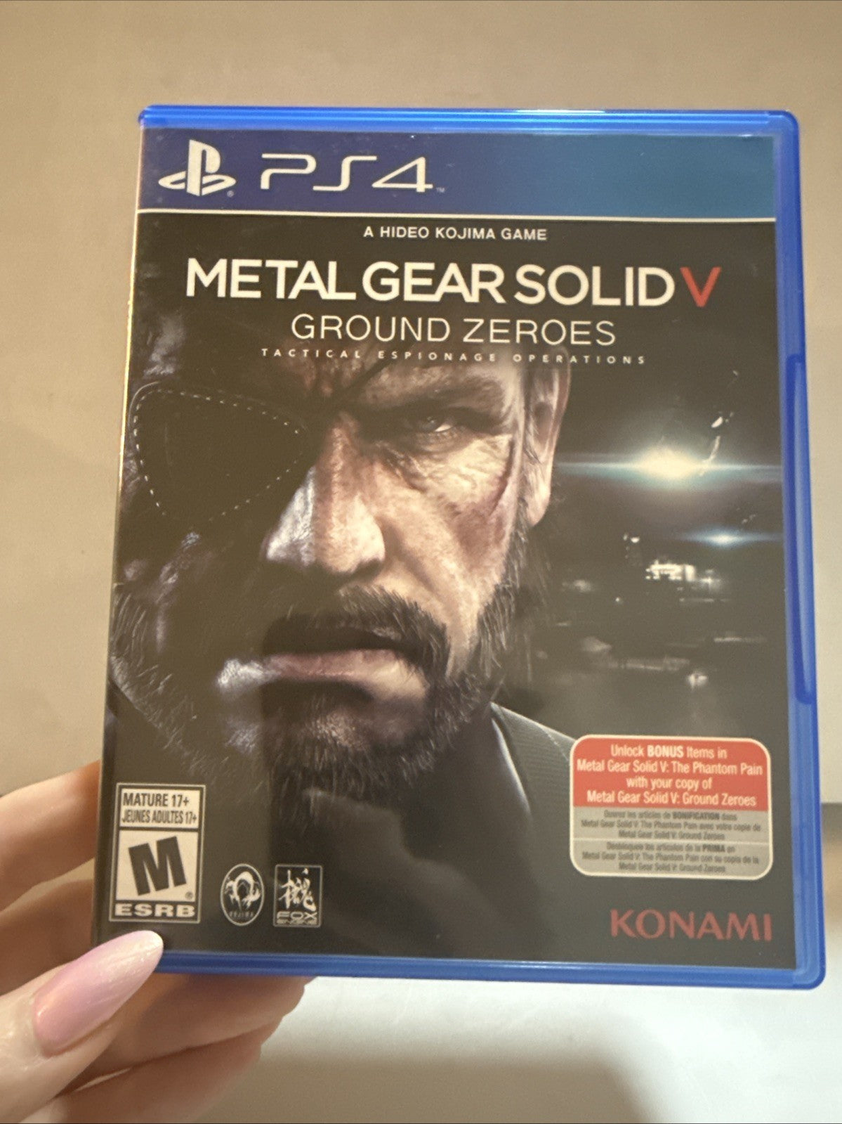 Metal Gear Solid V: Ground Zeroes (Sony PlayStation 4, 2014) - Complete in box
