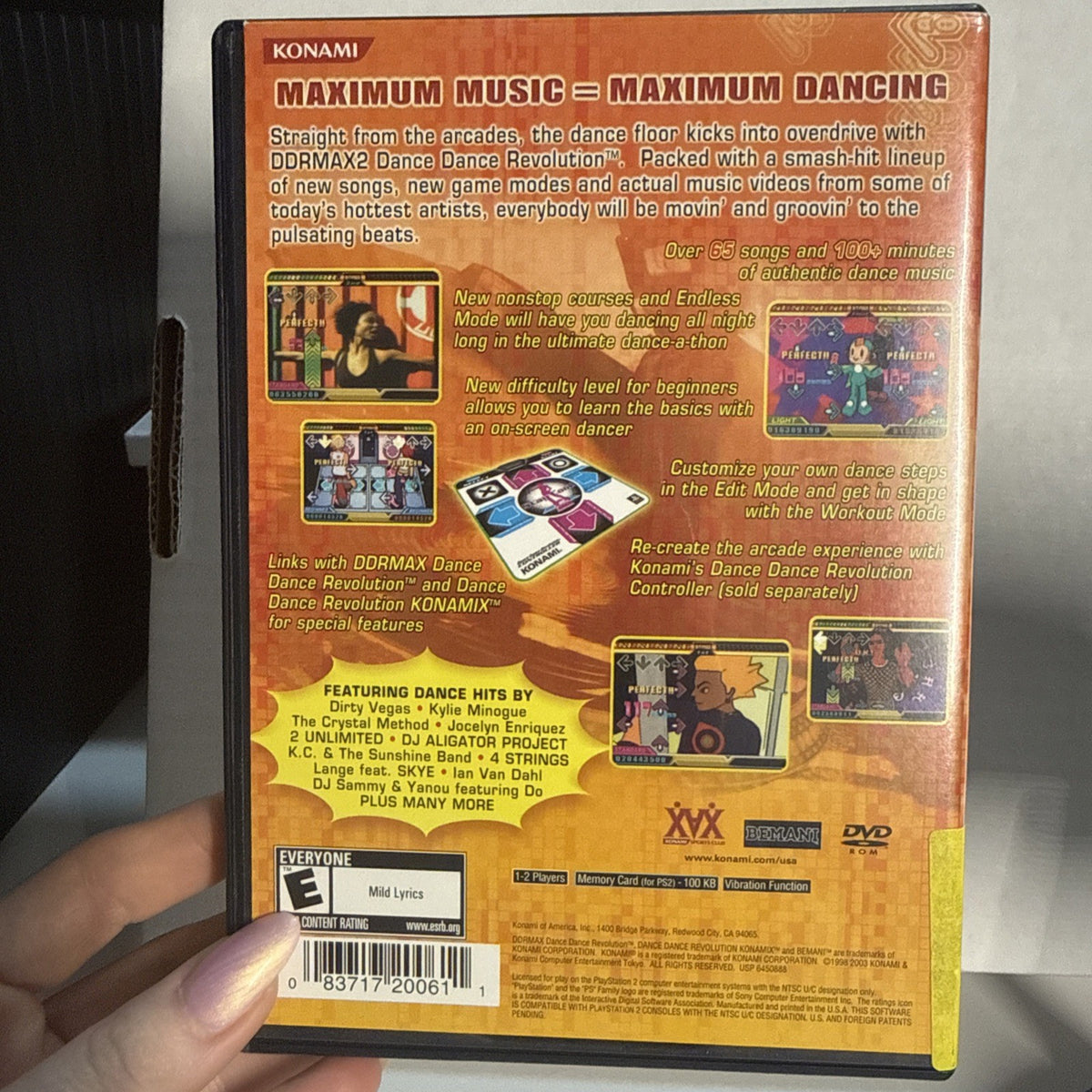 DDR Max 2 CIB Sony Playstation 2 PS2 Game