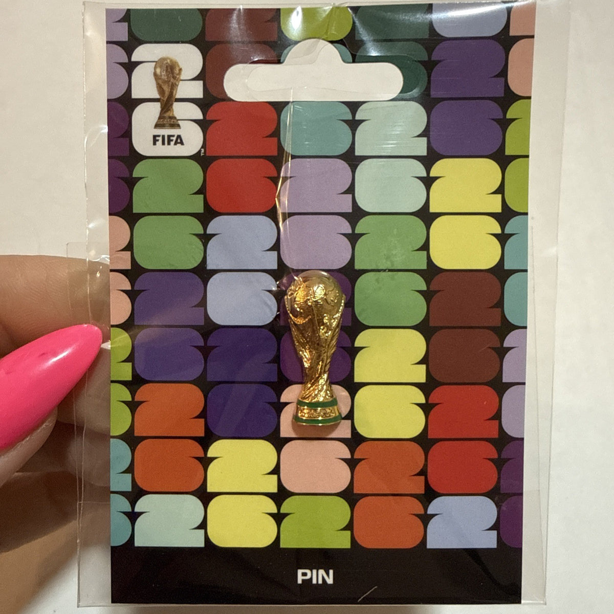 FIFA World Cup 2026 Officially Licensed ™ Trophy Logo Lapel Pin New