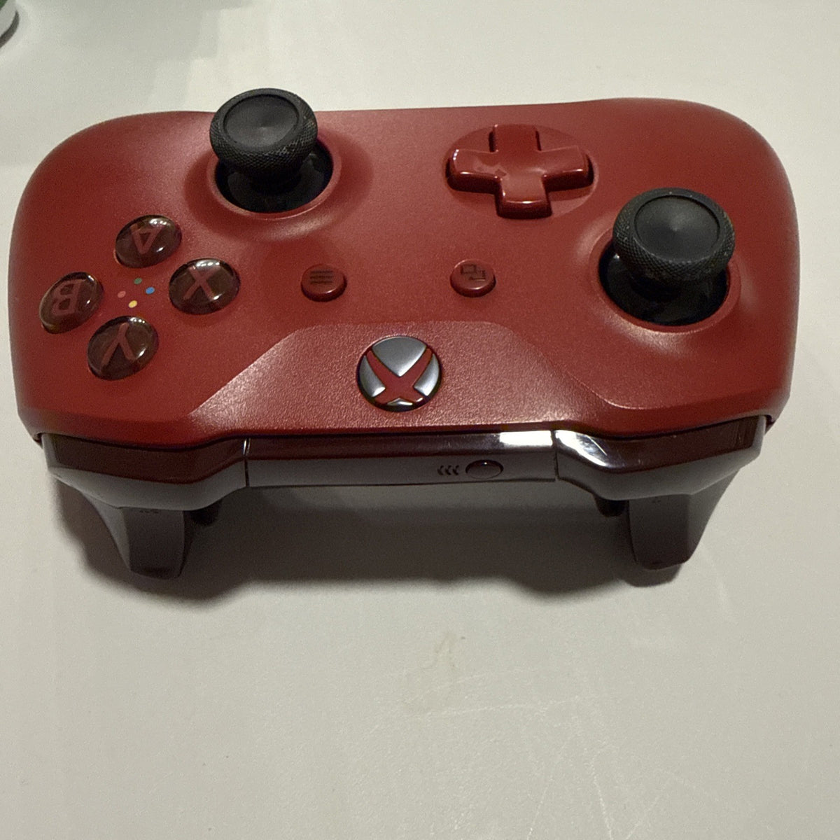 Microsoft Xbox One Red Wireless Controller - 1708 Very Good Condition