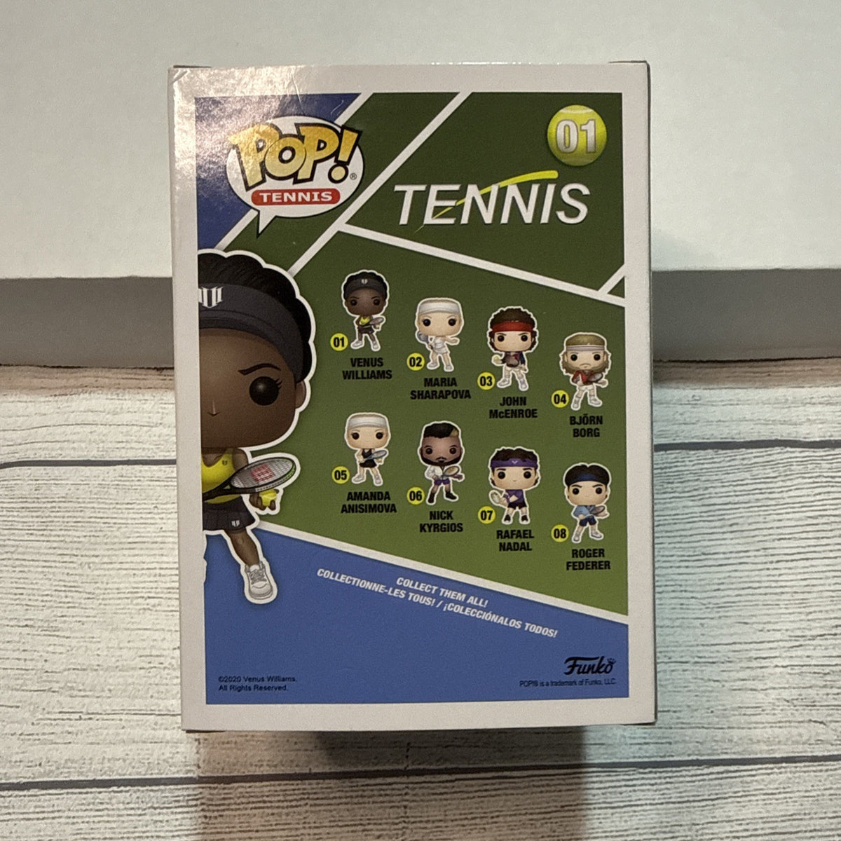 Funko Pop! Tennis VENUS WILLIAMS #01 Sports Legends Vinyl Figure
