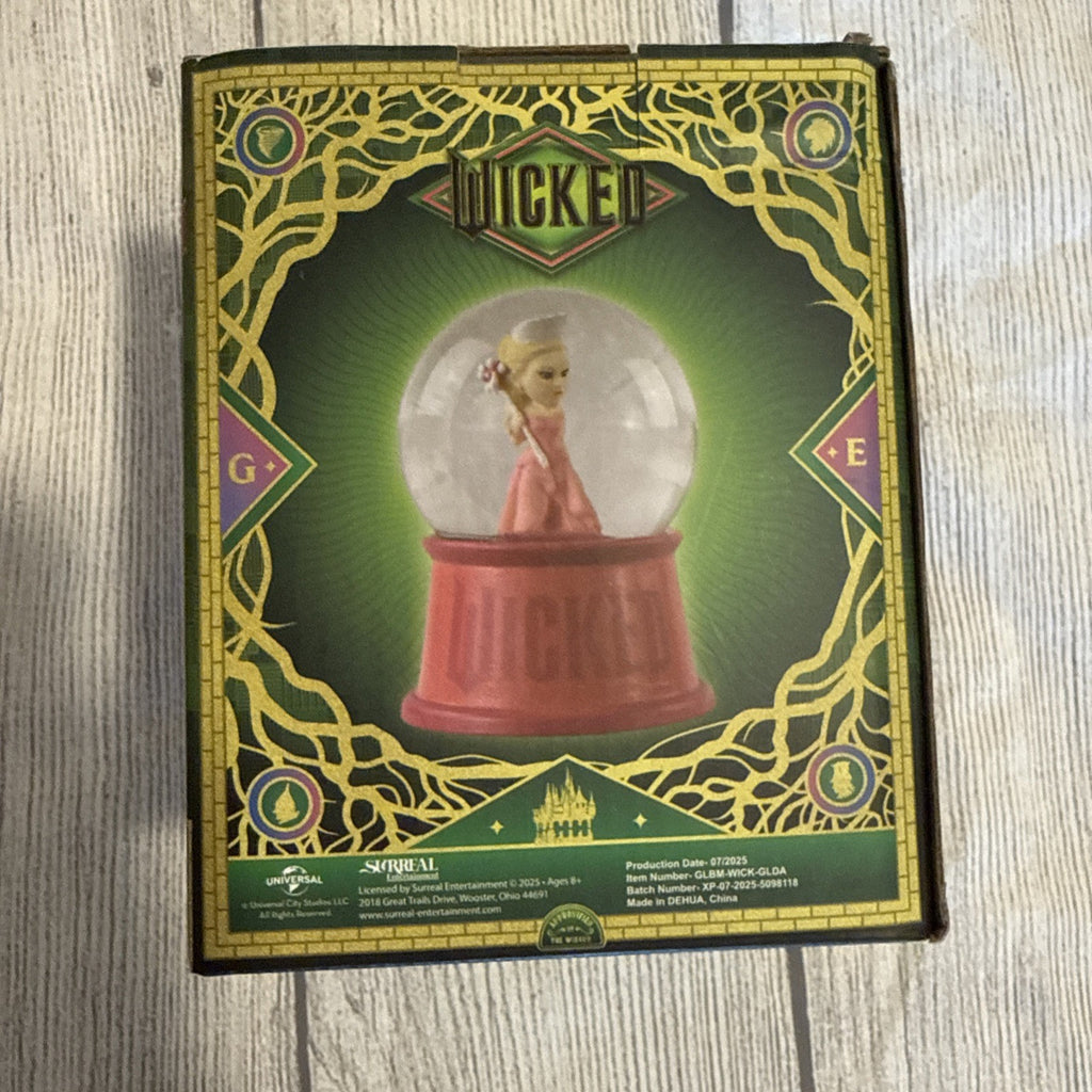 Wicked the Musical Mini Snow Globe Glinda.