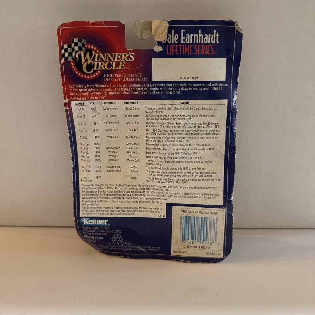 Winner's Circle Lifetime Dale Earnhardt #3 1996 AC Delco Monte Carlo 2 Of 12