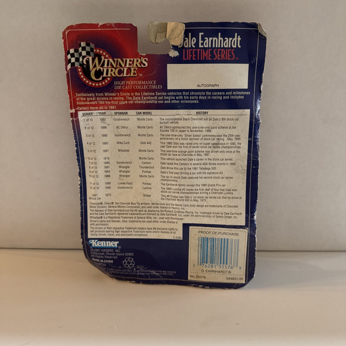 Winner's Circle Lifetime Dale Earnhardt #3 1996 AC Delco Monte Carlo 2 Of 12
