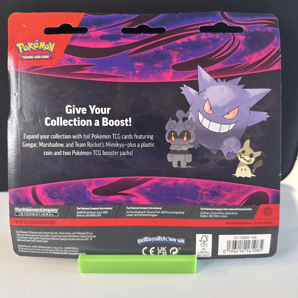 Pokemon TCG: Enhanced 2-Pack Blister (Gengar, Marshadow & Team Rocket's Mimikyu)