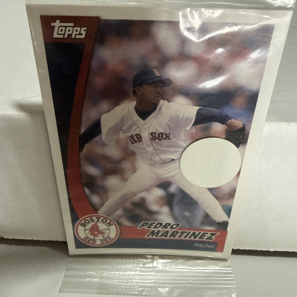 2002 POST CERIAL #2 PEDRO MARTINEZ / FRANK THOMAS Sealed Baseball Cards.
