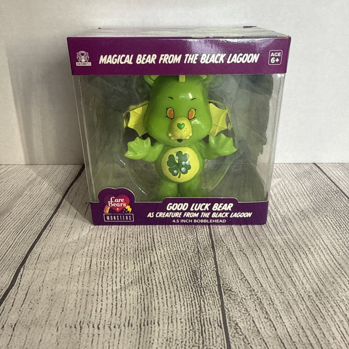 The Care Bears Monsters Good Luck Bear as Creature from the Black Lagoon