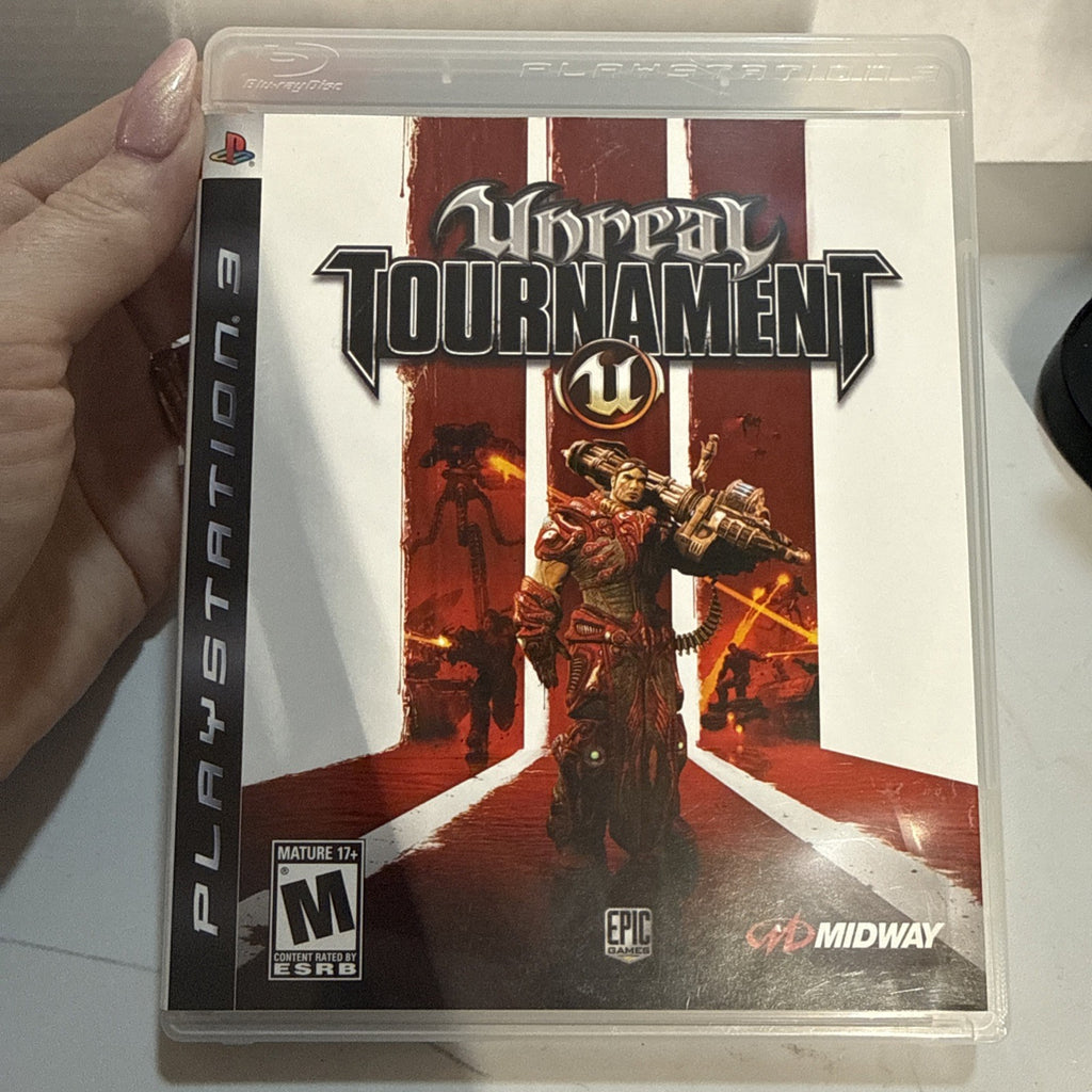 UNREAL TOURNAMENT 3 (Sony PlayStation 3, 2007) RATED "M" EPIC GAMES W/MANUAL