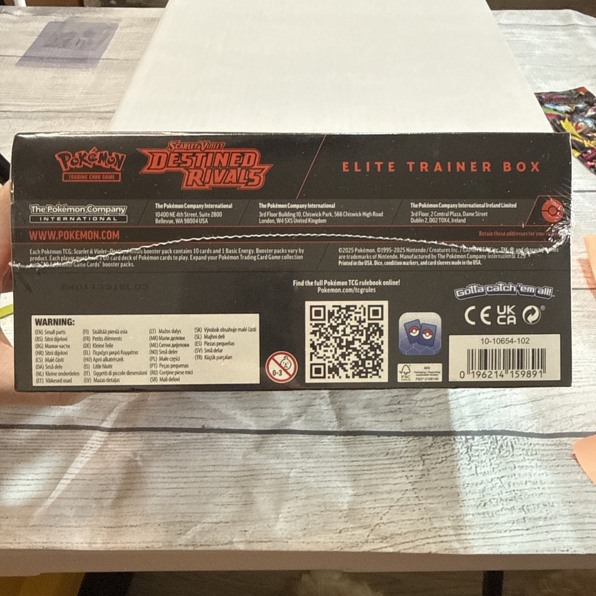 Pokémon TCG Scarlet & Violet Destined Rivals ETB Sealed Elite Trainer Box