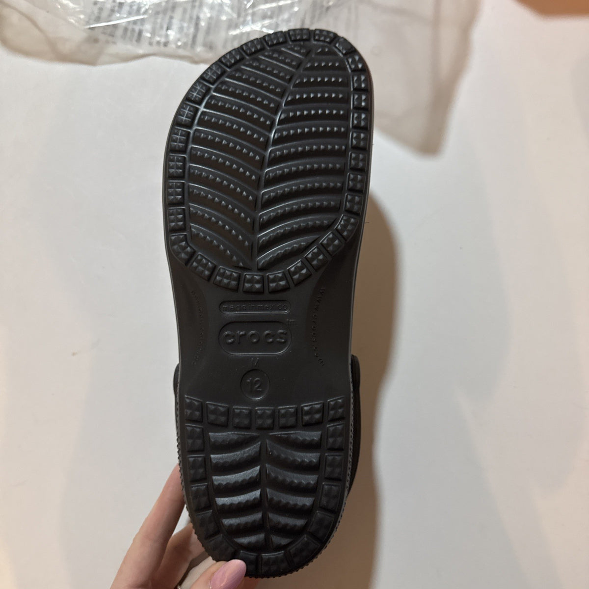 Crocs Baya Clogs for Men Size 12- Black