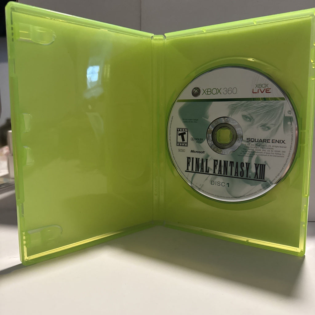Final Fantasy XIII - 1st Print Edition (Microsoft Xbox 360, 2010) 3 Discs