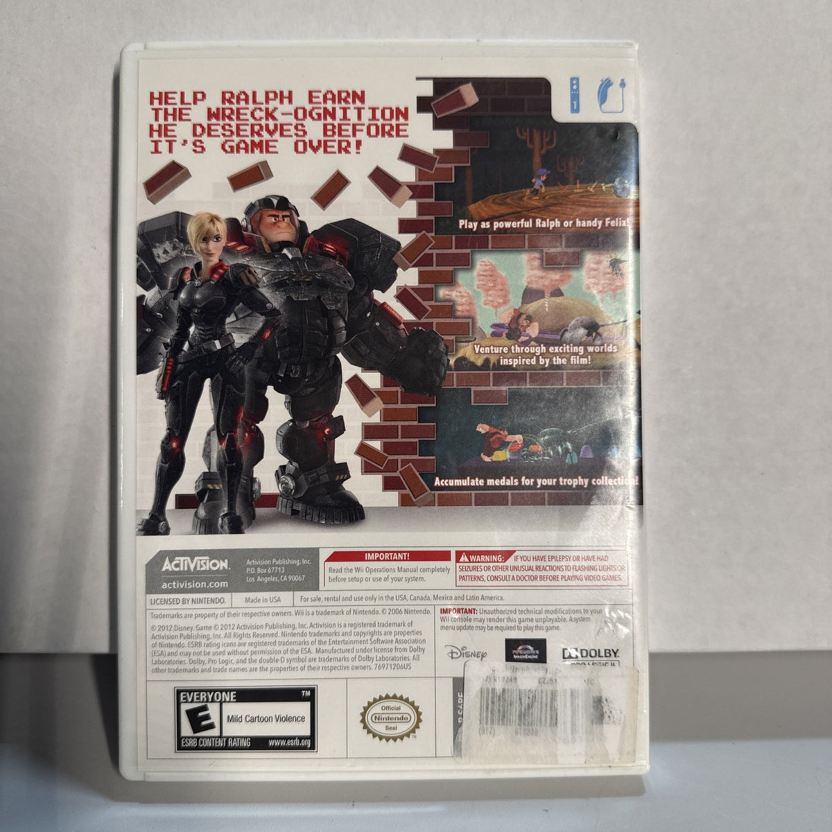 Wreck-It Ralph - Nintendo Wii - CIB