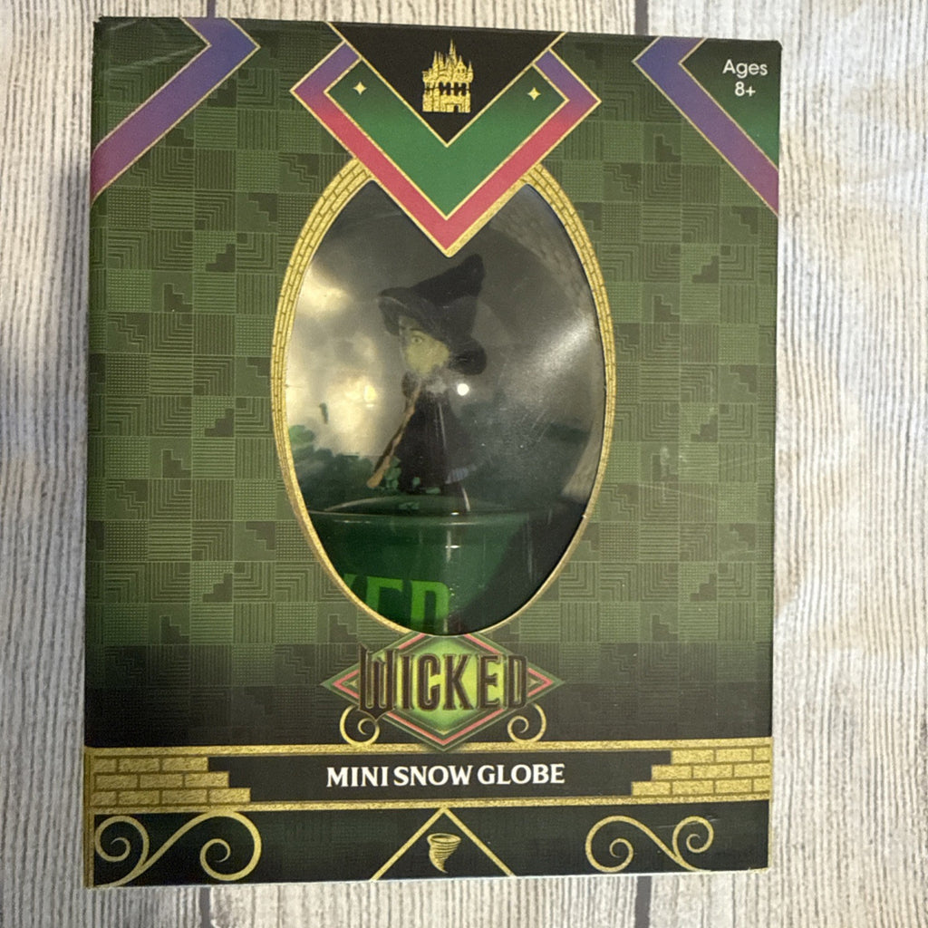 Wicked  The Movie Mini Snow Globe  Bad Witch Elfaba New In Box