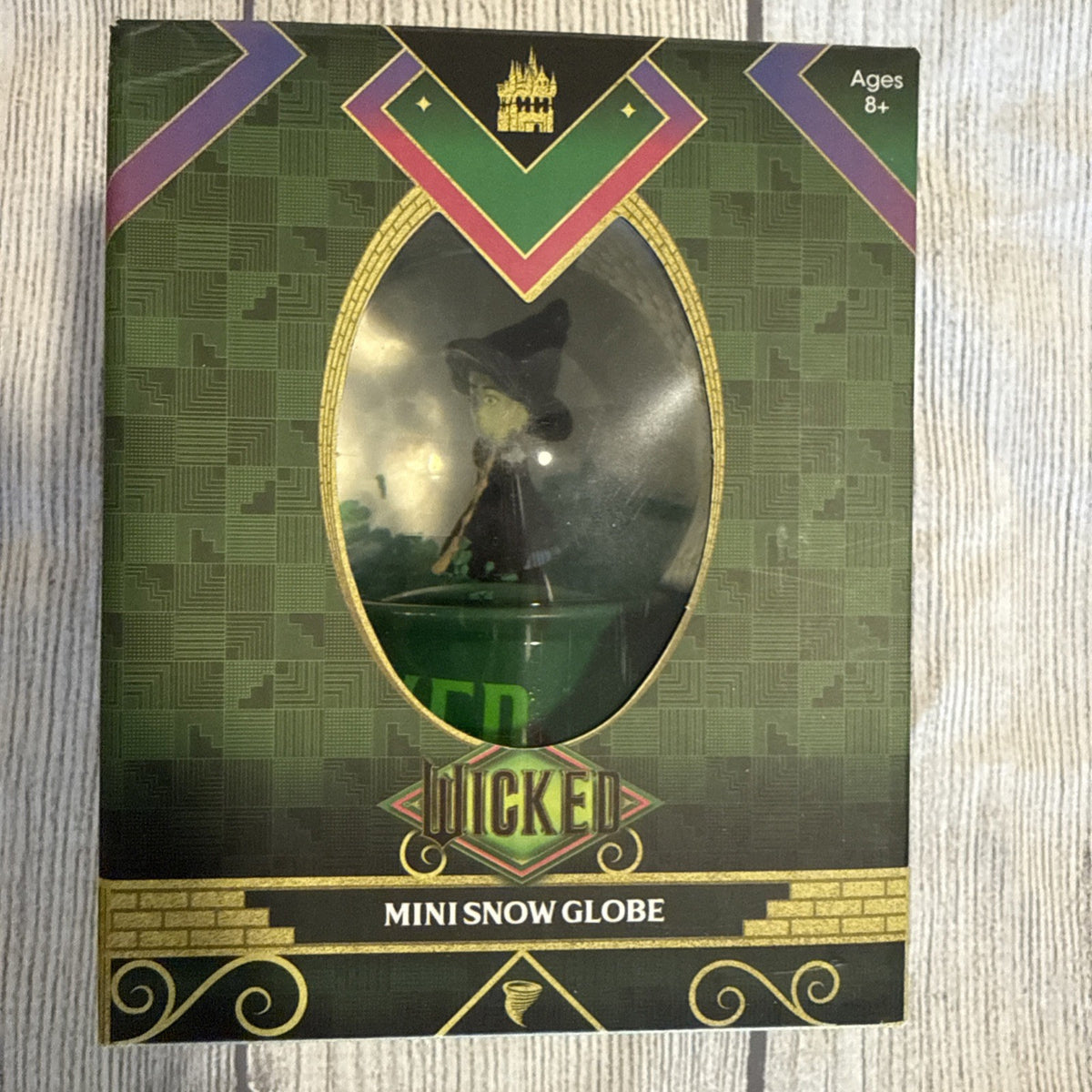 Wicked  The Movie Mini Snow Globe  Bad Witch Elfaba New In Box