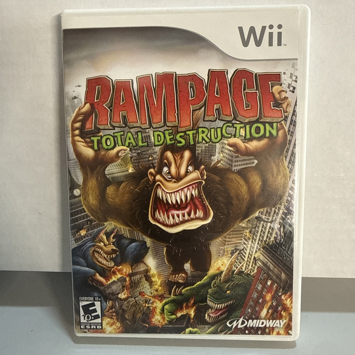 Rampage: Total Destruction (Nintendo Wii, 2006) Complete w/ Manual - Tested