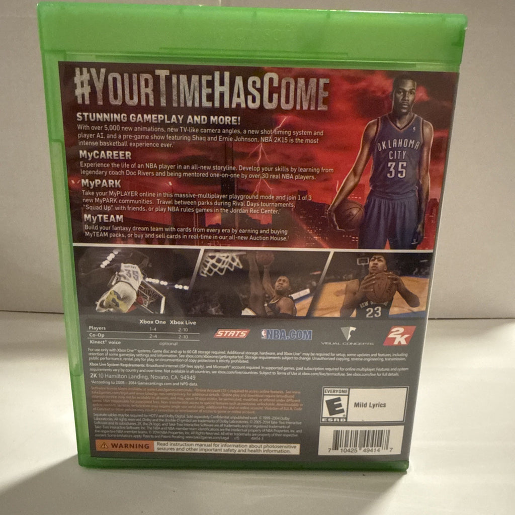 NBA 2K15 Kevin Durant Xbox One, CIB w/ Disc, Case, & Manual