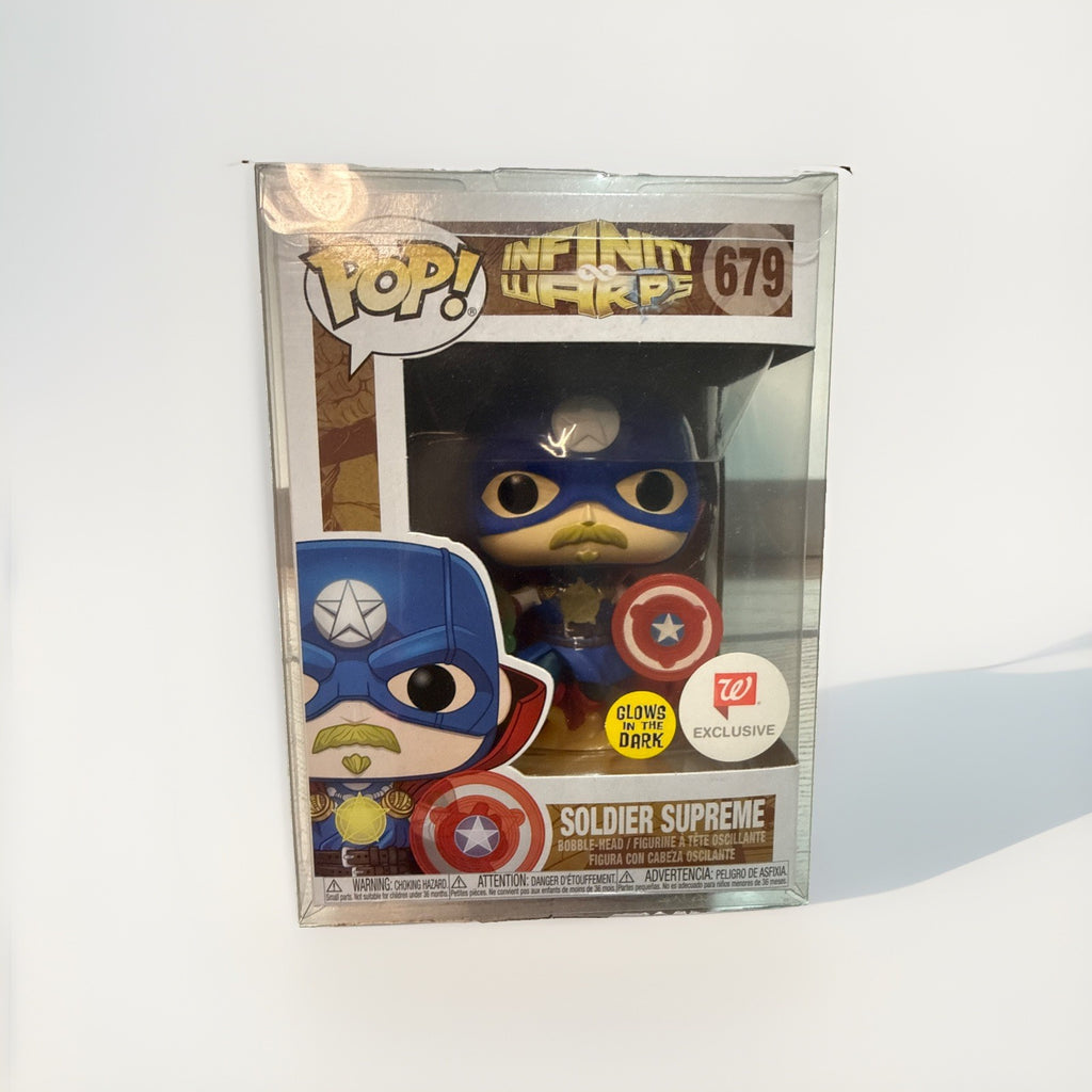 Funko Pop! Vinyl: Marvel - Soldier Supreme (Glows in the Dark) - Walgreens  #679