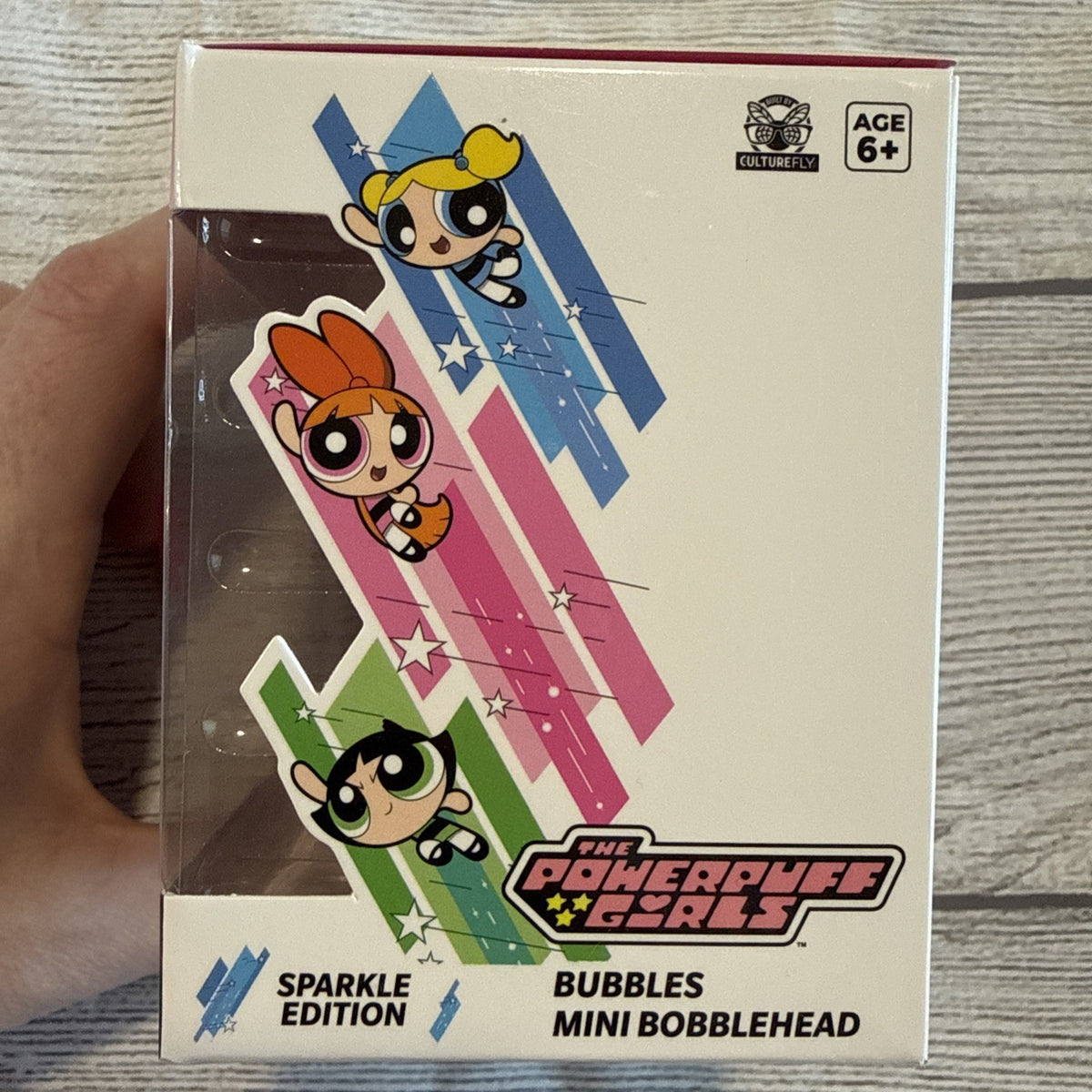 Powerpuff Girls Bubbles Sparkle Edition 2.5"  Figs Mini Bobblehead NIB