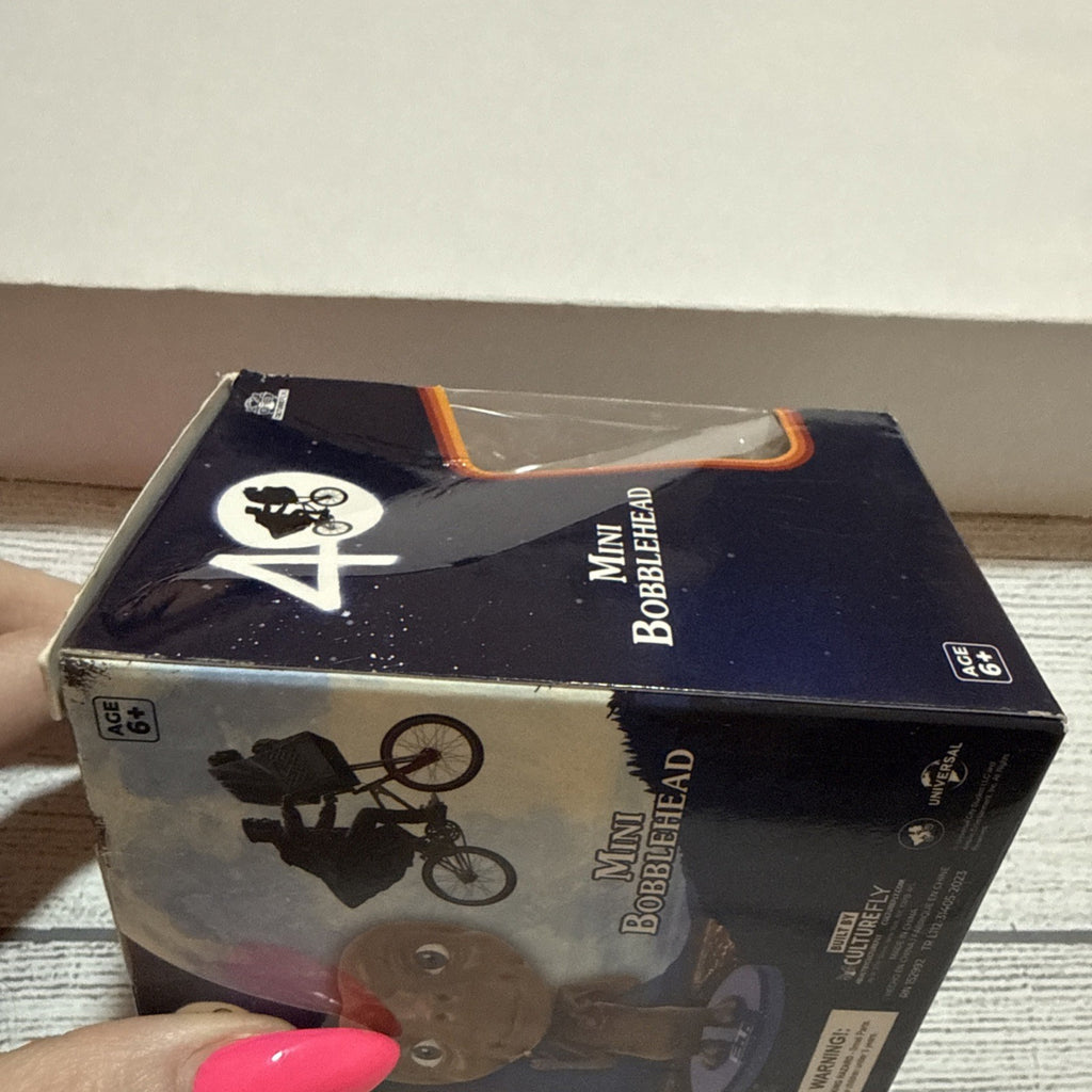 E.T. Extra Terrestrial Mini Bobblehead 40th Anniversary Universal Culturefly 3.5