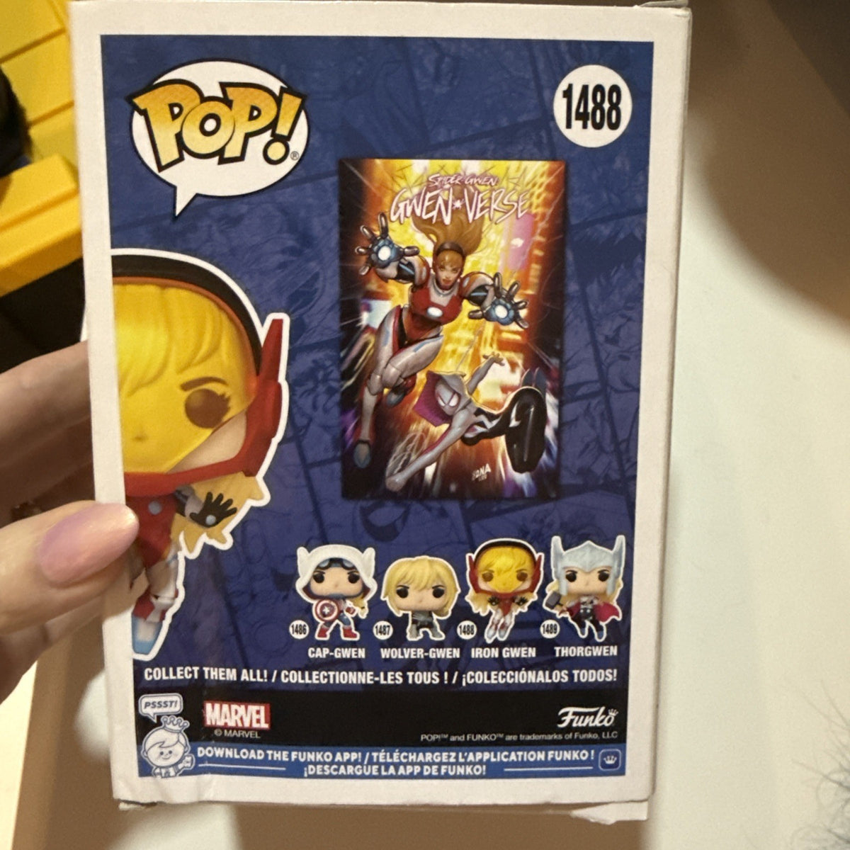Funko Pop! Marvel Iron Gwen Pop! Vinyl Bobblehead #1488 Original Unopened