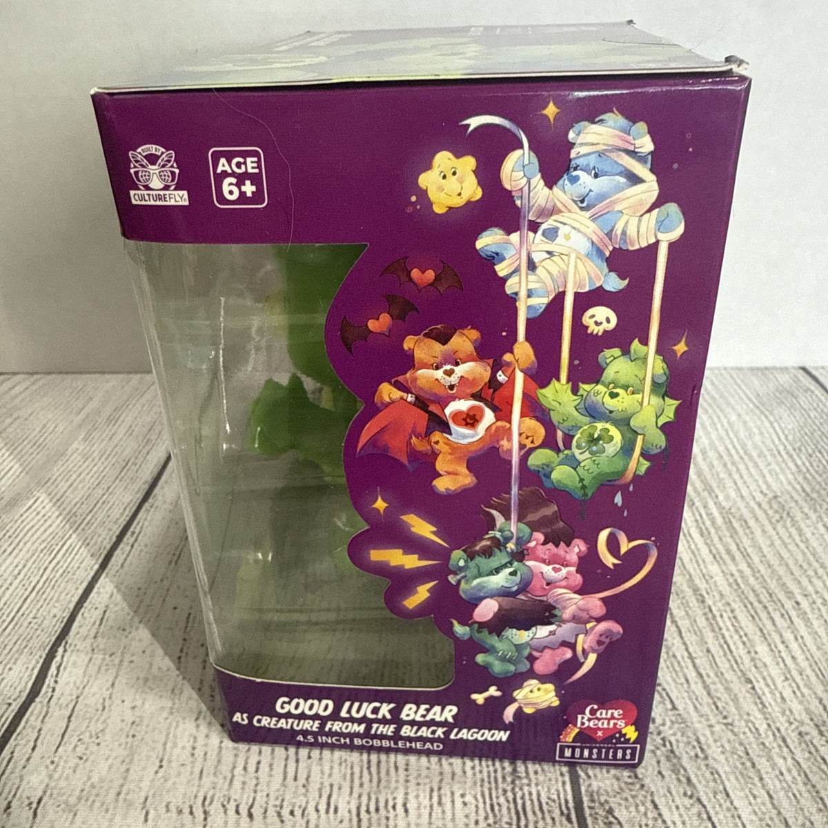 The Care Bears Monsters Good Luck Bear as Creature from the Black Lagoon