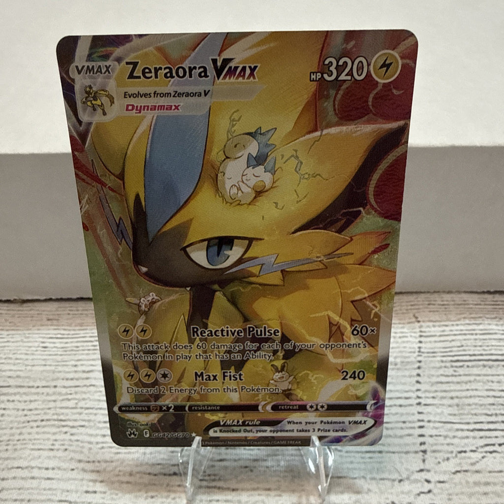 Zeraora VMAX GG42/GG70 SWSH: Crown Zenith: Galarian Gallery Holo